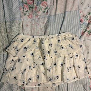 Universal Thread Floral Mini Skirt